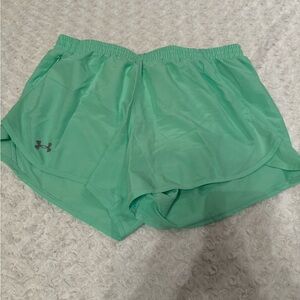 Under Armour Women's Mint Green Athletic Shorts